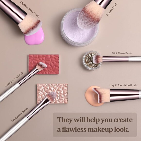 BS‑MALL 18‑Piece Makeup Brush Set - Picture 3 of 6